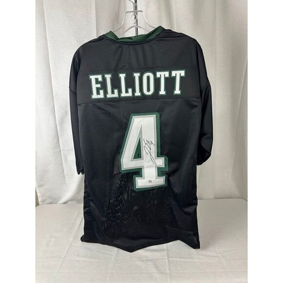 Jake Elliott signed autographed Philadelphia Eagles Black XL Custom Jersey PSA - Picture 1 of 5